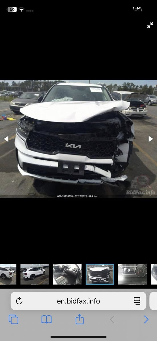 سورنتو وارد امريكي موديل 2022 رقم بغداد الجديد باسمي 
تبديل بنيد فقط ولجامغ بي بارد وصبغ
 ماشيه 35 الف محرك 2500 GDi
4 سلندر 
فول مواصفات عدا البنراما 
تشيغل عن بعيد كشنات ٢ كهرباء وباقي لمواصفات 
السعر : 242 وبيه مجال بسيط
مكاني بغداد العطيفية / الشالجية
لاتصال : ***********
