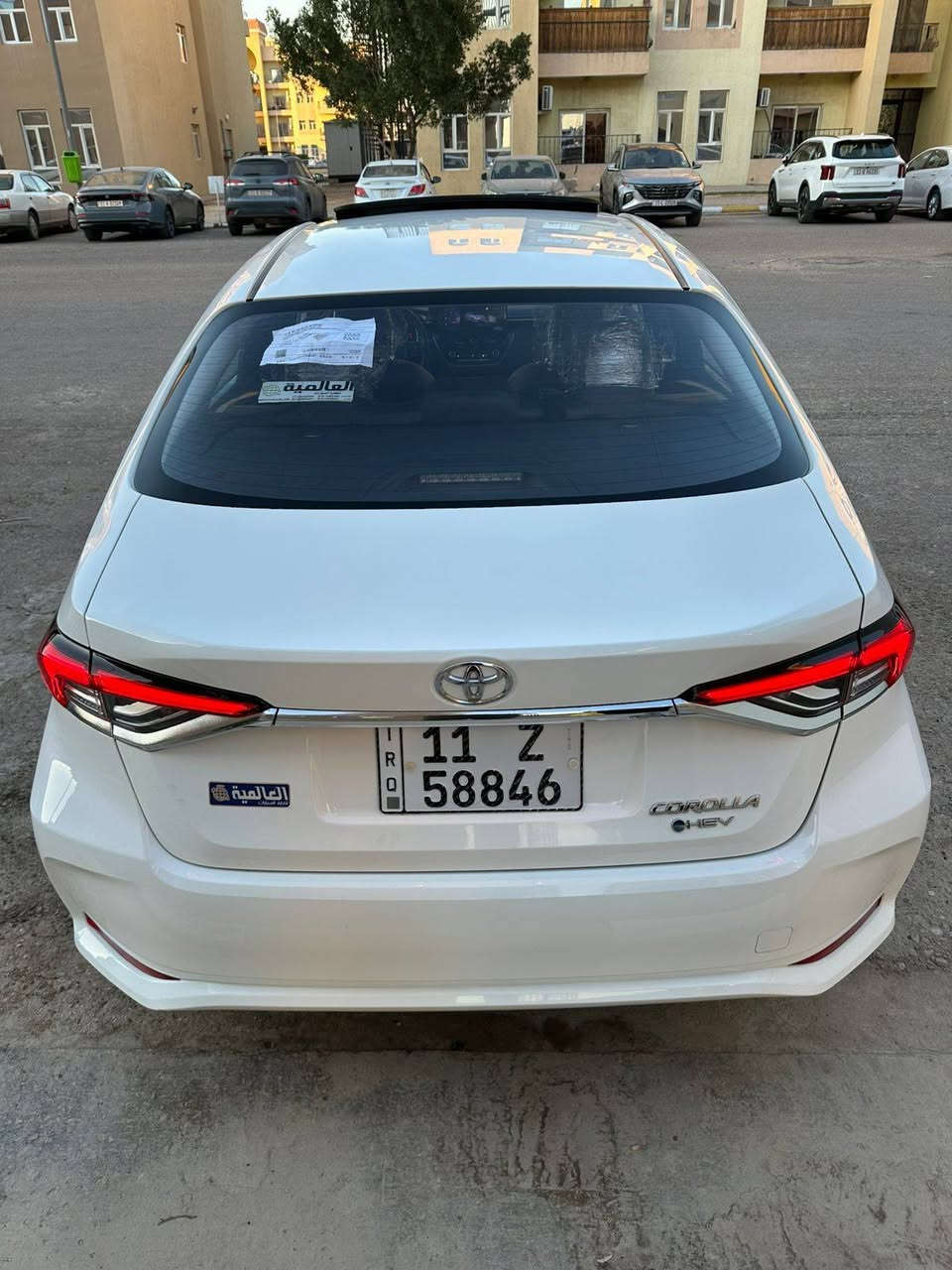 كورلا هايبرد 2024  شكل الخليجي 
ماشية 14 الف سيارة جديدة اخت الزيرو  
باسمي شخصياً 
سلايد رووف 
رادار
 بصمه
دشبول ديجيتال 
كشنات جلد احمر بلادي 
كاميرا دوارة  
تبريد شاشة
قطعتين تبريد
هاند بريك كهرباء 
نظام مانع الانزلاق 
اوتو هولد Auto Hold 
اشارة في المرايا الجانبية
بيها فقط بارد بهلال عله كد شبر ومكحل بكارت باقي كفاله شركه 

مكاني بغداد العامريه او السيديه
سعر 144 وبيها مجال قليل
***********
