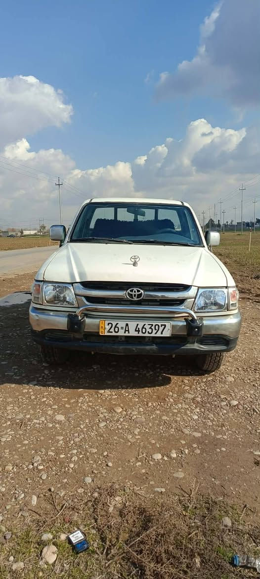 السلام وعليكم
سيارة بيكب تويوتا موديل 2002 السيارة باسمي شرط التحويل رقم جديد مصطره
صلاح الدين 
 المحرك شرط بدون صبغ للمزيد من المعلومات 
الإتصال على الارقام التاليه
كورك ***********
 زين***********
العنوان اربيل
