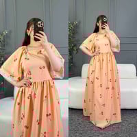 فستان نسائي • فري سايز حتى ٩٥ك • ينلبس بطريقتين