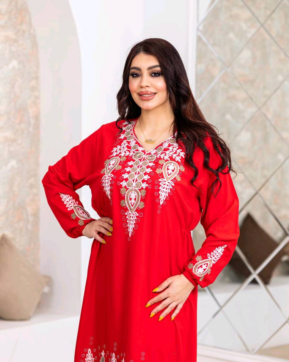 😍#جديدنا_وصل😍

 دشداشه  نسائي  مخور 🥰 
تطريز+ ستراس 

#الخامايه_قطن_مراسي_مصري

القياس.   2x 3x 
التوصيل بغداد 5 🚗🚗🚗
المحافظات.  6 🚌🚌🚌
للحجز والاستفسار واتساب ***********