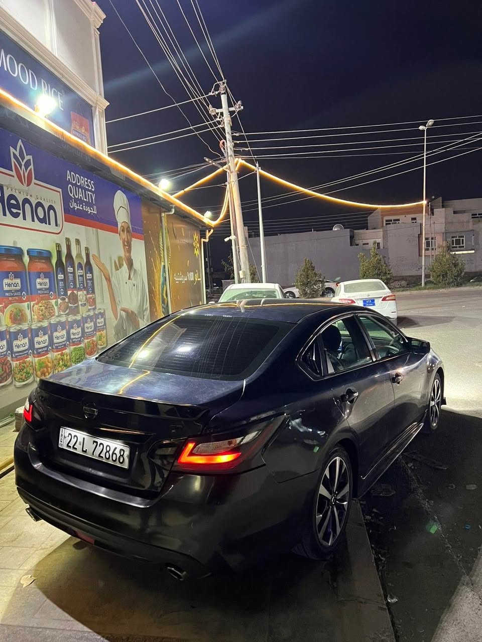 Nissan altima 2018 S ->SR                  بو فروشتن سةيارةكة كامل كرايتة ئيس ئار نيو چاملغي سبوغة لةگة جةمپةكي خةفيفي پشتي ٢-٣ قوپي گچكةي لة سةقفي بة پيديئار چاكراية گيرو مةكينةو تةبريد و تةقةو رةقة بةناوكردن هةمووي بةشةرتة شوين هةولير *********** أربيل, العراق
