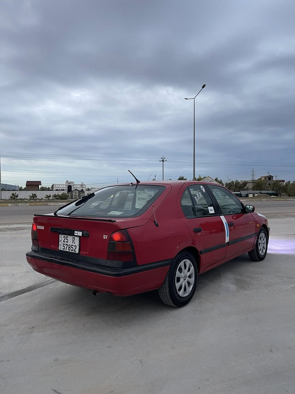 سلام عليكم نيسان بريمر موديل 1991سياره تبريت ويا سويج   تتفيئه رقم سنوي جديد كوبون بنزين اربع تيرات جديد سيار اي نقص مابي گير محرك 18بشرت كاربيات كله بشرت مكان سياره كركوك  رقم موبايل ***********
