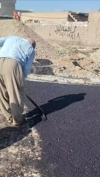 كركوك • تعبيد شوارع