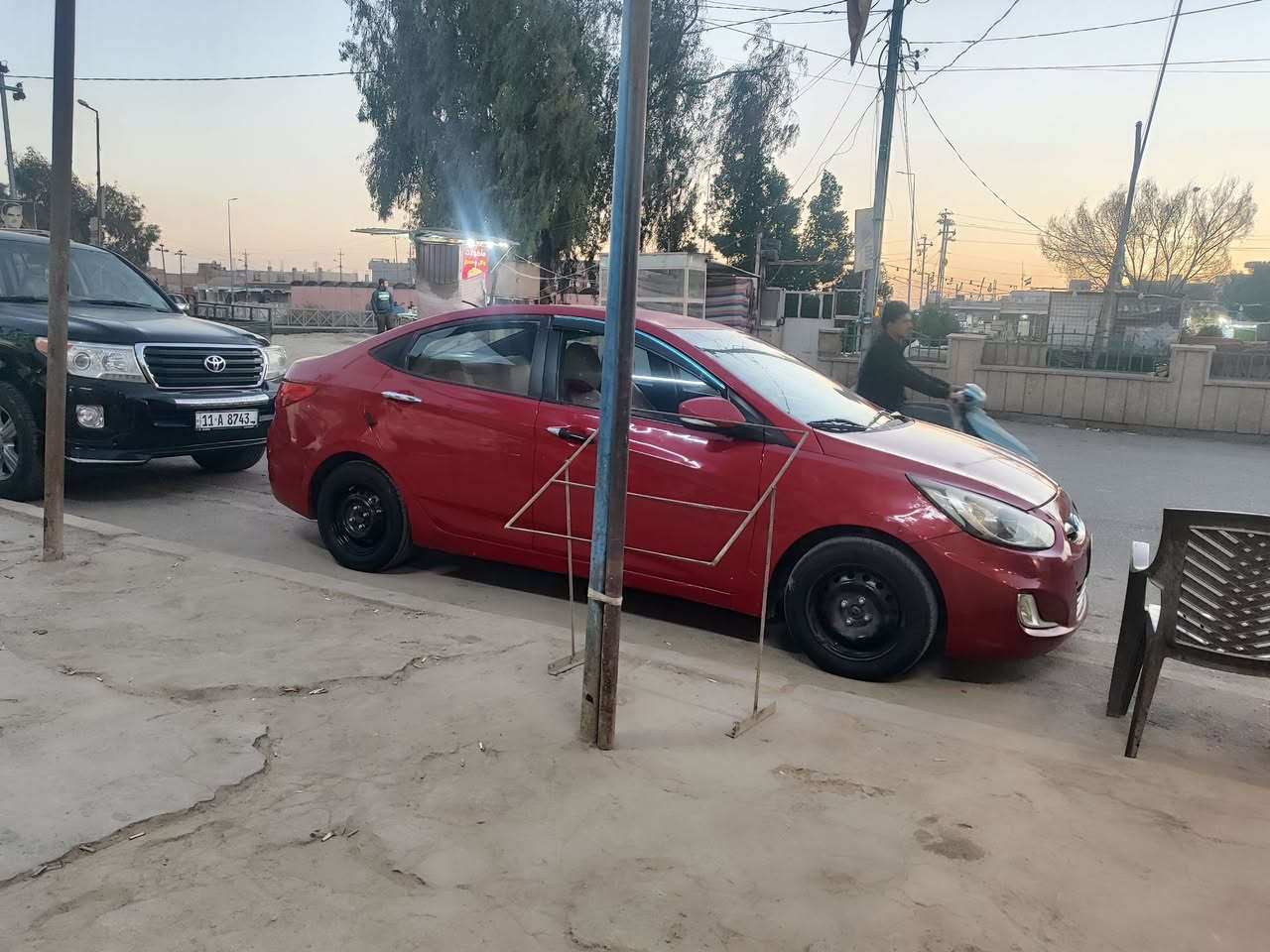 اكسنت موديل ٢٠١٤ خليجي مكينه ١٦٠٠ بسمي للبيع أو المراوس حسب القناعه السعر ٨٥ للتواصل *********** ديوانيه الشاميه بيه ٣قطع صبغ خارجي فقط ديوانية, القادسية
