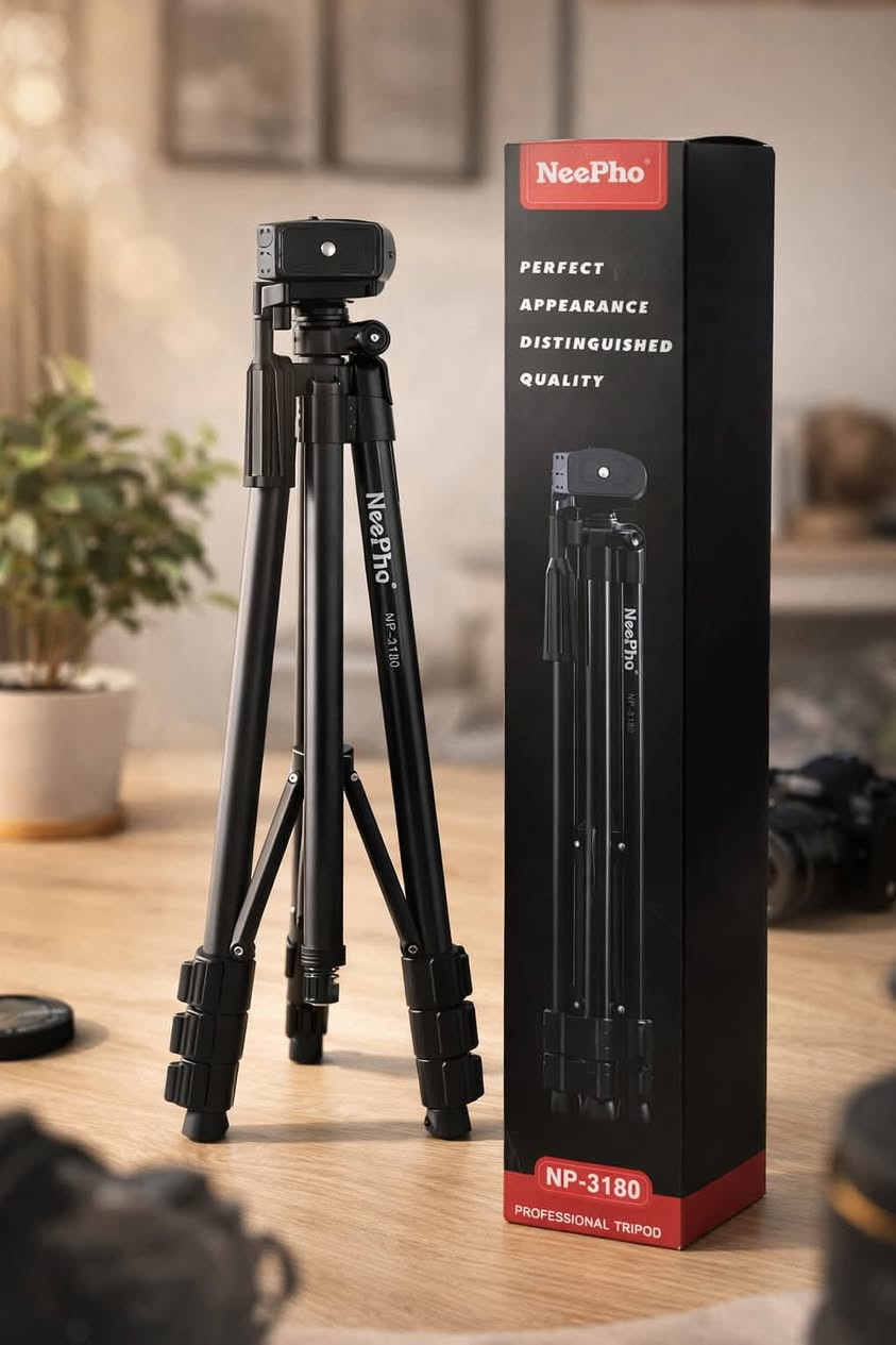 السلام عليكم و رحمة الله 👋🏼

ستاند ثلاثي القوائم 🎥

مناسب للكاميرات الاحترافية والهواتف📱

امكانية تعديل الارتفاع ليناسب احتياجك 

مصنوع من سبائك الألومنيوم عالية الصلابة مما يجعله خفيف الوزن ومتينًا في نفس الوقت 🛠️

📌للحجز و الاستفسار الرجاء مراسلتنا على بريد الصفحة📮
📌يوجد توصيل لكل المدن بأذن الله 🚢


**إذا كنت صاحب هذا الإعلان وتريد حذفه لأي سبب، رجاءا أرسل رسالة إلى الدعم الفني**