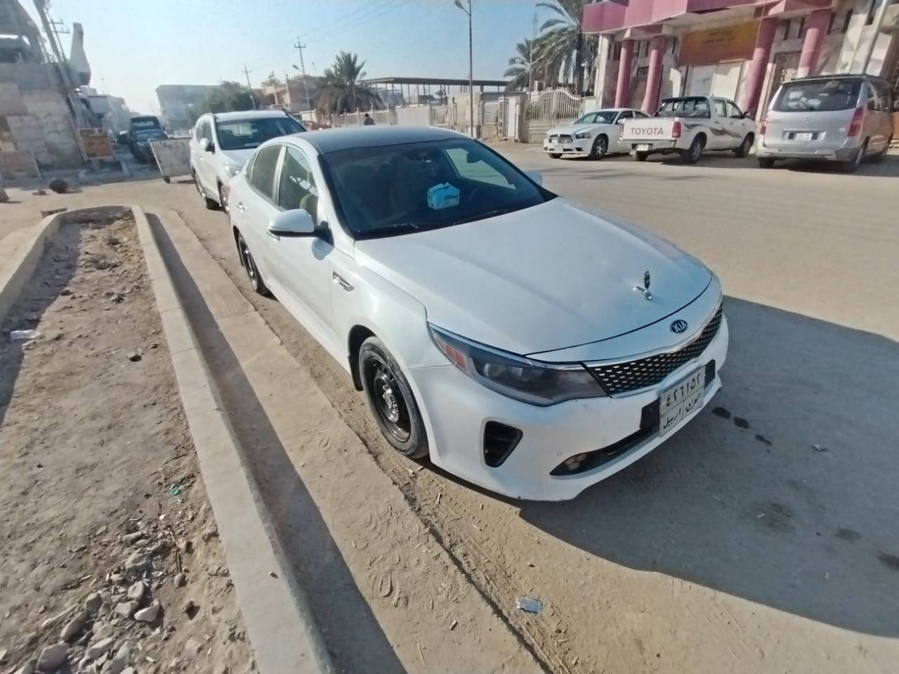 سلام عليكم سياره للبيع اوبتيما موديل 16 وارد امريكي بيه بنيد وجاملغ سياره جاهزه من  تبريد حداده تخم تاير كله جديد رقم اربيل سنويه منتهيه عنوان البصره القرنه السعر 115 رجاء تصال بل رقم *********** انه مكلف بل نشر
