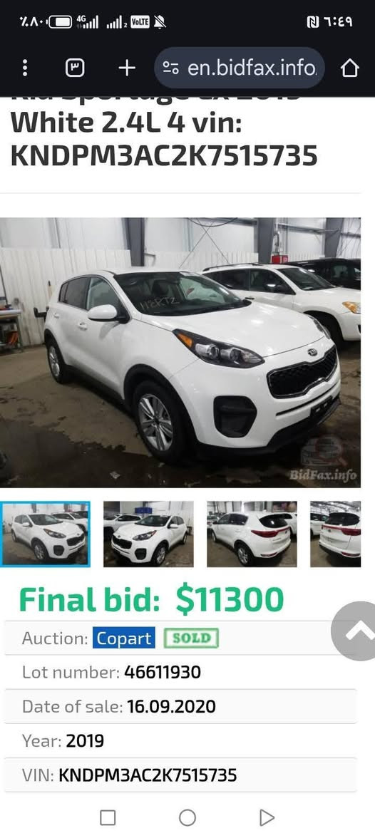 سبورتج 2019
مواصفات عاديه
داخله كلين بس المحرك
صور أمريكا مع المنشور
العنوان بغداد الغزاليه
للاتصال ***********
