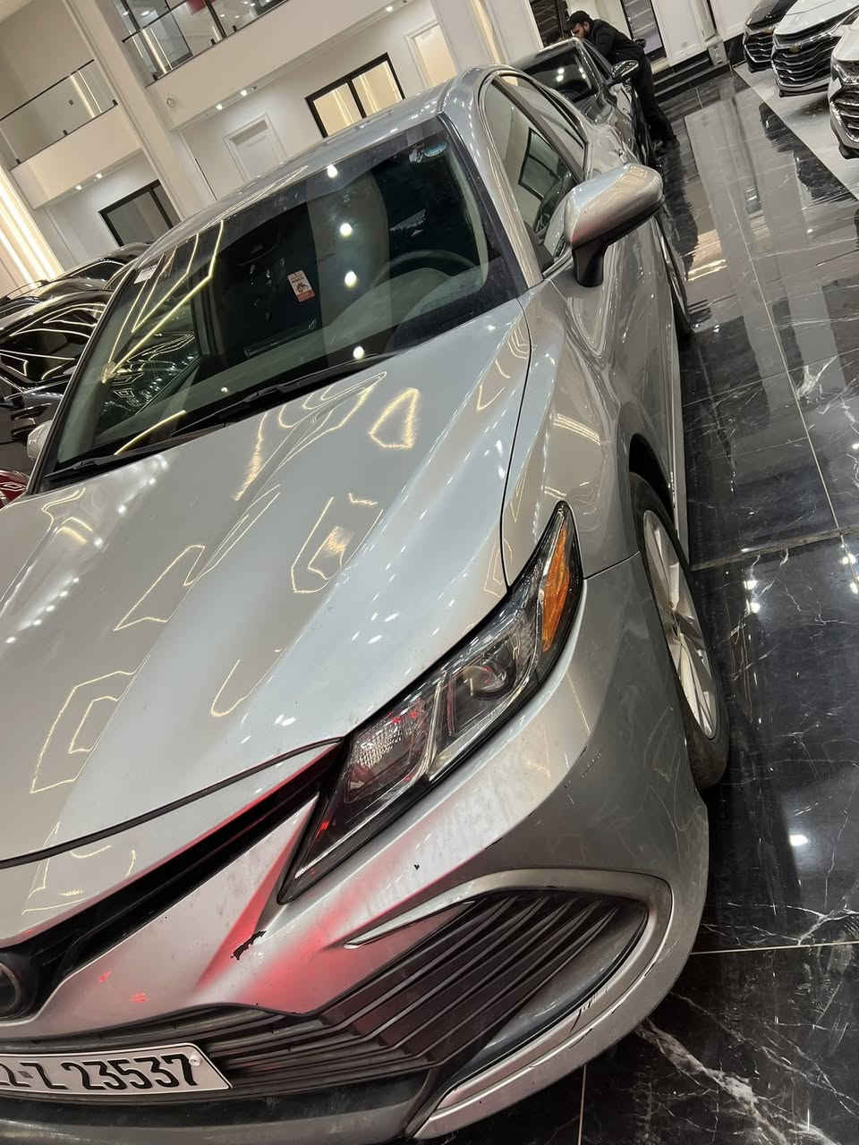 كامري موديل 2022 للبيع بسعر 163$  نقدا يرهم مقدمه الباقي مده لاتتجاوز ال 5 اشهر ضرر بابين 
جاملغ بنيد كلير امريكي بدون ارباگ ماشيه 70m سياره حلوة ضررها حلو مكاني اربيل الاتصال على *********** خاص ماجاوب شراي اتصل وتدلل صور الحادث موجوده بل منشور
