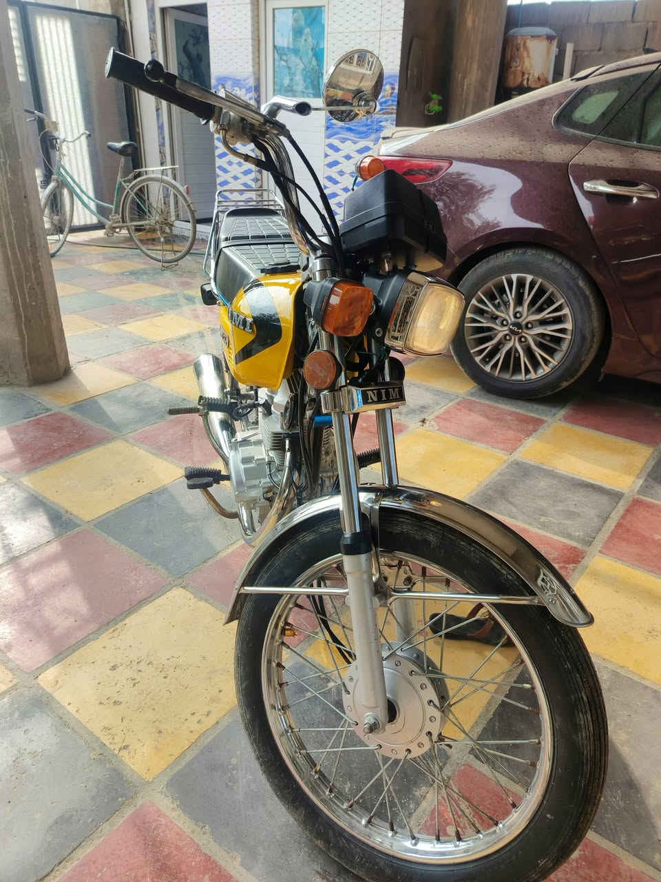 سلام عليكم دراجه نامه امتياز
موديل 25دراجه نظيفه وخير من الله 
سعر 525 وبيها مجال المكان حله ابو غراق شارع المركز
***********
