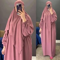 زي شرعي • فري سايز • حجاب ٣ طبقات