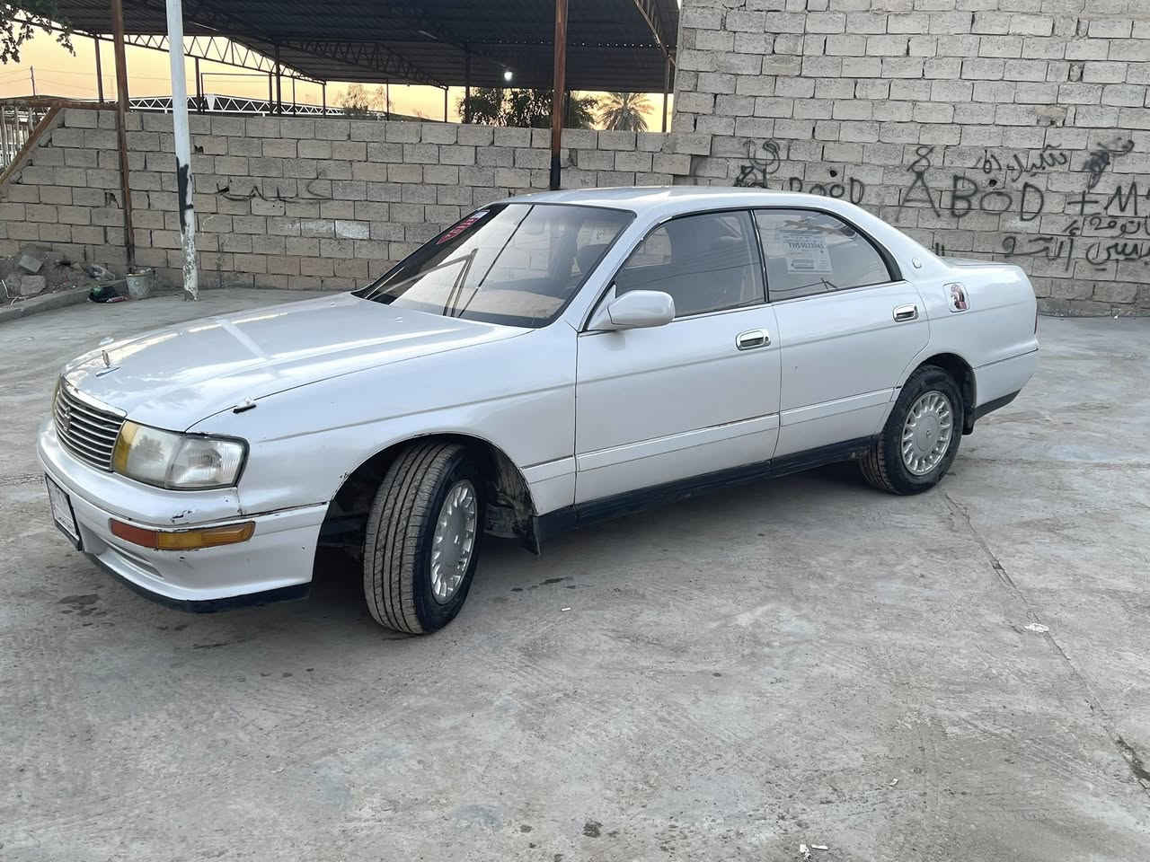 سلام عليكم 
بطه 1992 متصل رقم صلاح الدين مشروع وطني شرط التحويل 
محرك 2500 كير أوتوماتيك صدر كهربائيات كلها شغاله 
مكفوله من الكص تبريد شغال سنتر لوك صبغ جماليه 
بيها ملاحضات بسيطه مكاني سامراء السعر47 مجال لشراي ***********
