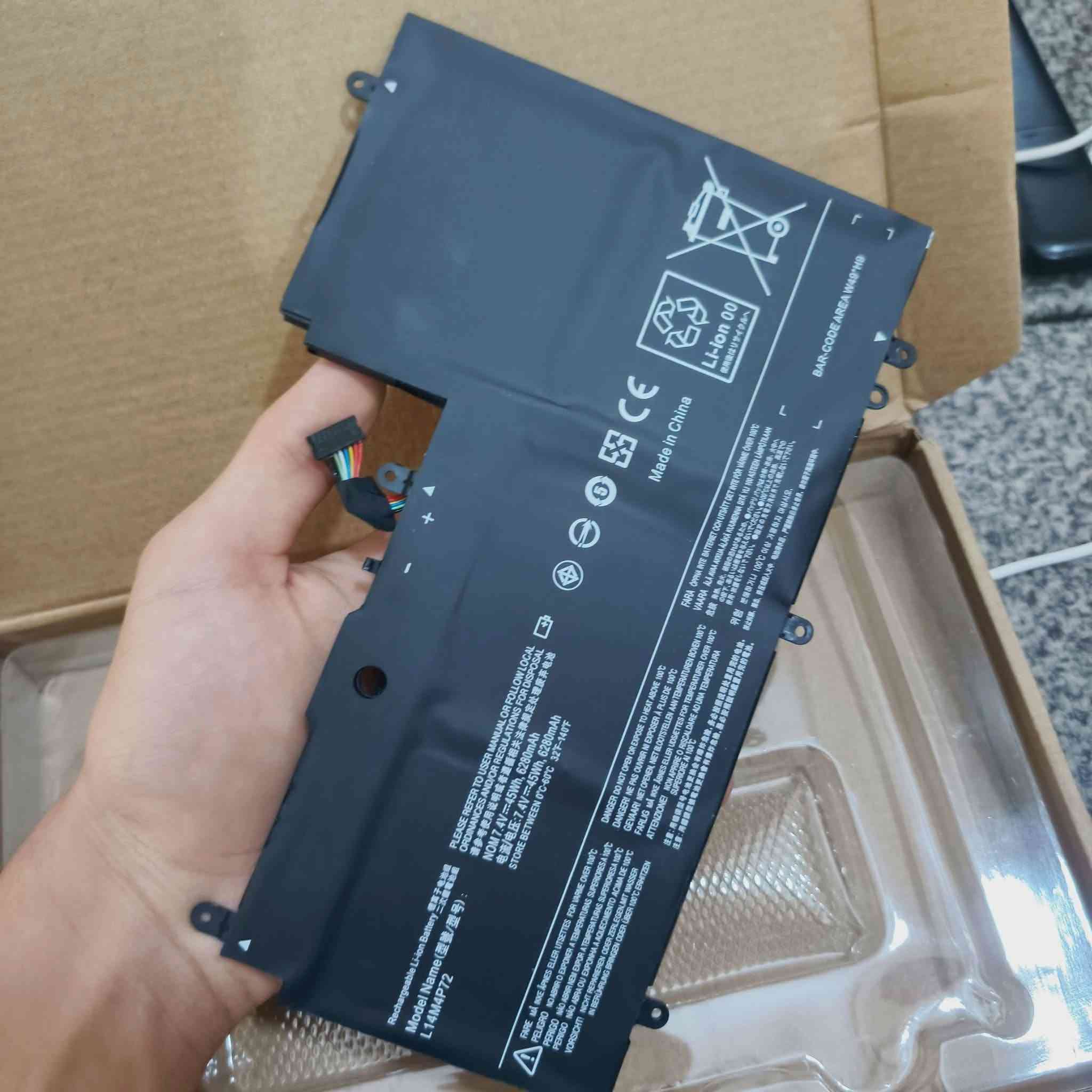 بطارية لابتوب Lenovo أصلية موديل L14M4P72 جديدة غير مستخدمة
* السعة: 6280mAh
* الطاقة: 45Wh
* الجهد: 7.4V
* الحالة: جديدة ولم تُستخدم
* رقم ***********
