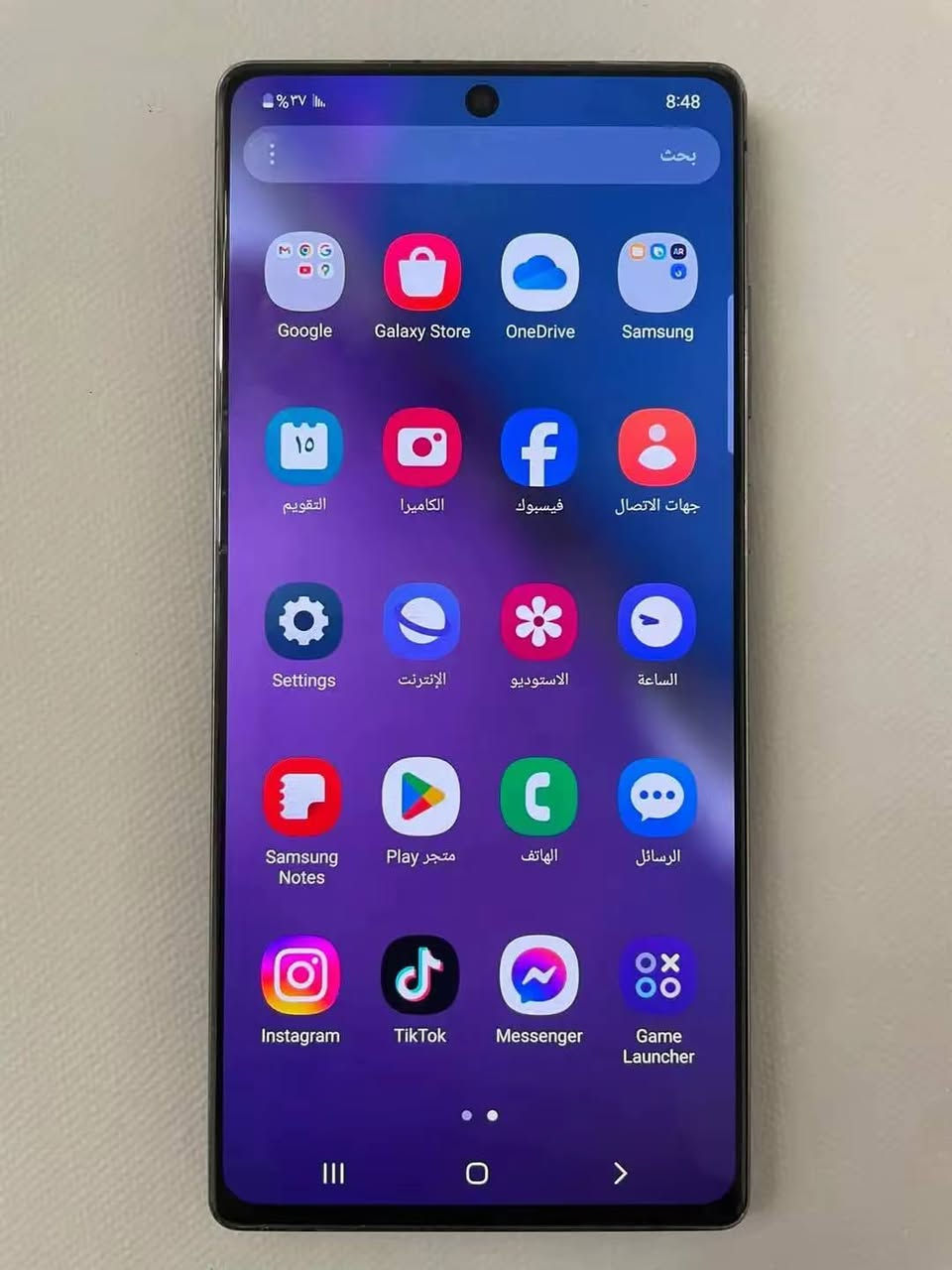 سامسونك نوت20 جهاز نضيف جديد مامفتوح ضمان نضافه
ذاكره256 رام 12 بي فطر بكد لضفر مبين ممثر ابد سعر١٦٥
***********
