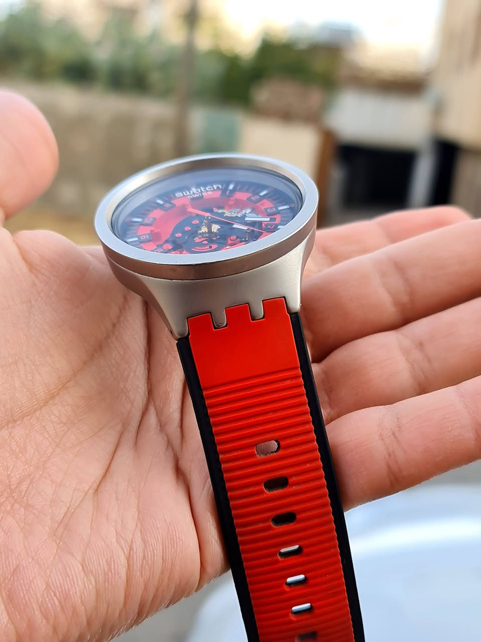 رجعت وتوفرت من جديد بلون مختلف ومميز!

🔥 SWATCH BIG BOLD – RED EDITION 🔥
الجرأة لها اسم… والأحمر عنوانها
⌚ المواصفات:

مستعملة بحالة الوكالة 👌👌

 ستانلس ستيل أصلية – فخامة وقوة (ليست بلاستيك).

حجم 47mm حضور قوي على المعصم لعشّاق الساعات الجريئة.

سوار ربر أحمر مريح وعصري 🔴

تصميم Big Bold أيقوني ولافت.

عقارب وأرقام واضحة.

📩 للاستفسار والمراسلة الخاص او 0795472588

✨️يرجى متابعة الصفحه لكي يوصلكم كل ما هو جديد ✨️⌚️


**إذا كنت صاحب هذا الإعلان وتريد حذفه لأي سبب، رجاءا أرسل رسالة إلى الدعم الفني**