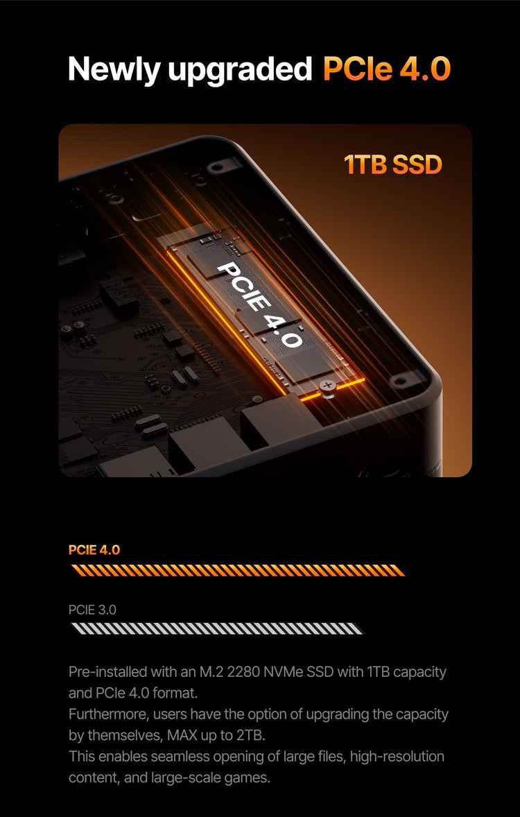 حاسوب مصغر ACEMAGIC AM18

​قدرات المعالجة والتخزين:
​المعالج المركزي: AMD Ryzen™ 7 7840HS (معمارية Zen 4، تردد يصل إلى 5.1GHz).

​الذاكرة العشوائية: 32GB DDR5 ثنائية القناة بسرعة 5600MHz (قابلة للترقية حتى 96GB).

​سعة التخزين: 1TB SSD M.2 PCIe 4.0 لسرعات قراءة وكتابة فائقة.

​الأداء الرسومي ومخرجات العرض:
​معالج الرسوميات: AMD Radeon™ 780M (معمارية RDNA 3، تردد 2.7GHz، أداء يقارب البطاقات المنفصلة).
​دعم الشاشات المتعددة: القدرة على تشغيل 3 شاشات متزامنة بدقة تصل إلى 4K بمعدل تحديث 144Hz، أو 8K بمعدل 60Hz عبر منافذ (HDMI 2.1، DP 2.0، USB4).

​الشبكات وسرعة الاتصال:
​نقل البيانات: منفذ USB4 فائق السرعة (40Gbps) يدعم إخراج الطاقة.

​الشبكة السلكية واللاسلكية: شبكة WiFi 6، بلوتوث 5.2، ومنافذ LAN مزدوجة (2.5G و 1.0G).

​معلومات إضافية:
​النظام: Windows 11 مثبت مسبقاً.
​التصميم: حجم مدمج (133.5 x 132 x 55 ملم) مع إضاءة RGB قابلة للتخصيص.
مخ مخ
​للتواصل (اتصال خاص وواتساب):
*********** النجف, العراق
