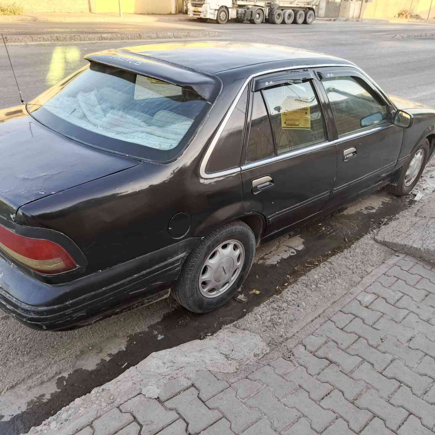 دايو برنس رقم ديالى وشرط التحويل. كير محرك اكسل خير من الله لون اسود فحمي موديل 1995 تايرات نص عمر دواخلهه نظيف السعر 24 ورقة وبيهه مجال. 
***********
