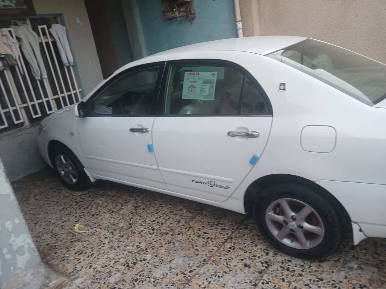 كورلا 2007 نضافه فول مكينه كارتون ٤ قطع صبغ ابيع حزام مكفوله من ضربه صدر جديد تخم تاير جديد مكاني بغداد الشهداء العبيدي *********** لسعر /93/ وبيهة مجال
