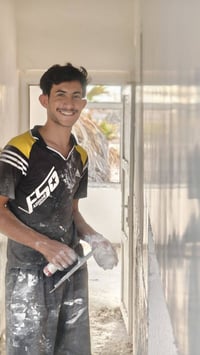 كادر لبخ جص • من الموصل • ٥ عمال