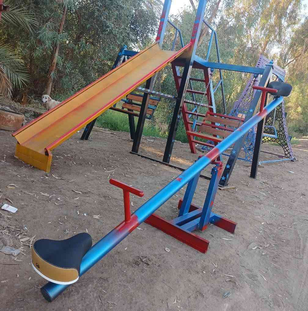 ✨ تنفيذنا يتكلم عن الجودة ✨
إذا عندك مزرعة، روضة أطفال، مدرسة، أو حتى بيت وتريد تضيف مساحة ألعاب آمنة وجميلة للأطفال، فهذا شغلنا.

✅ زحاليك
✅ مراجيح
✅ ألعاب توازن
✅ فرّارات
✅ مجمعات ألعاب متكاملة
✅ جلسات خارجية
✅ تنفيذ حسب المساحة والطلب

📍 نوفر التوصيل إلى جميع محافظات العراق.

📲 للحجز والاستفسار:
***********
راسلونا واتساب، وإن شاء الله ما نقصر وياكم.

#مزرعة #مدرسة #روضة #حديقة #لعب_أطفال #مراجيح #زحليكة #مجمع_ألعاب #حدادة
