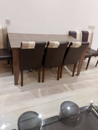 ديوان تركي • ميز طعام ٦ كراسي • طبلة