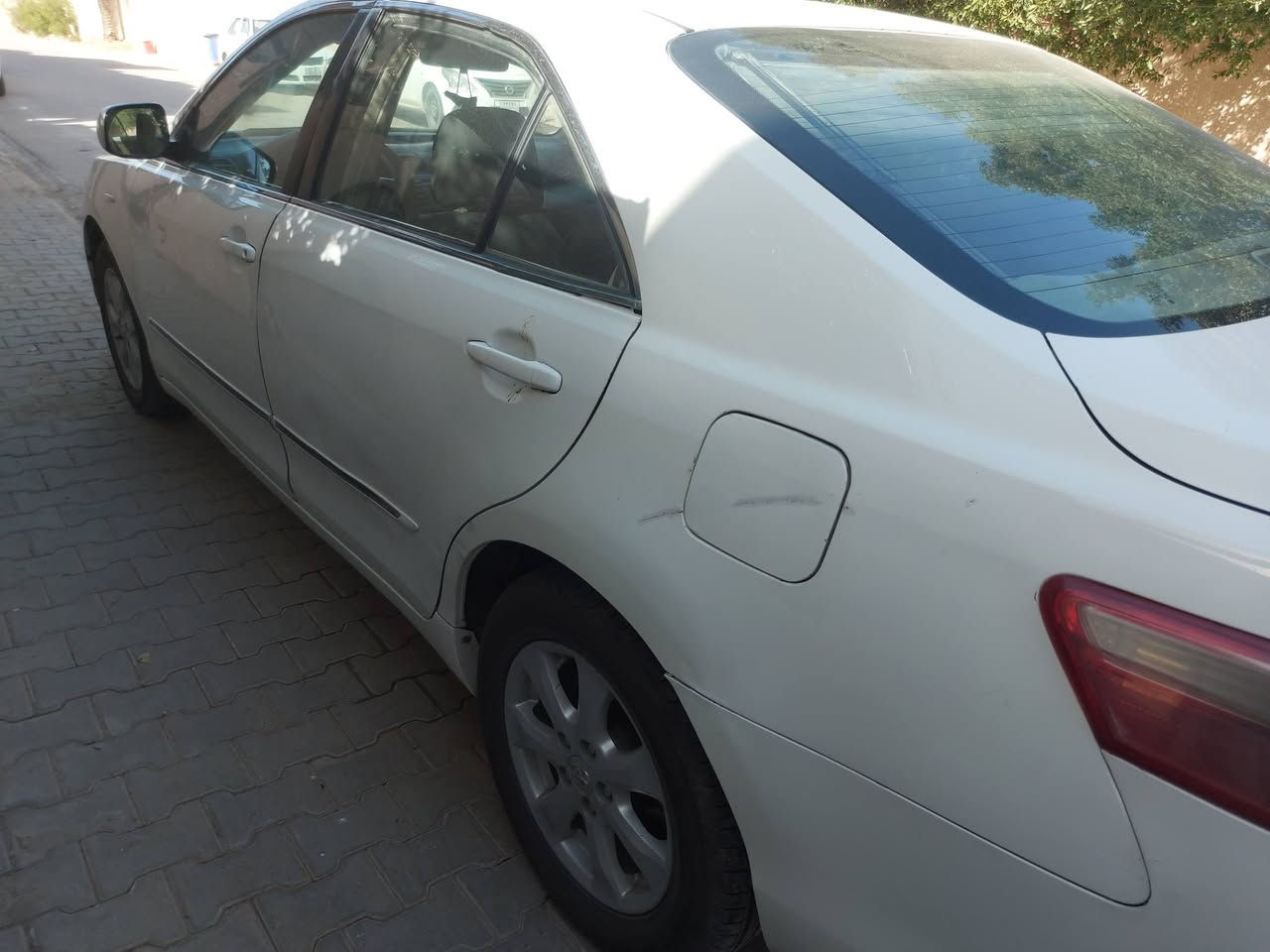 كامري 2008 رقم مميز للبيع او امراوس ابأفيو مكفوله من الضربه والصبغ كير محرك تخم تايرات السعر 95 وبيه مجال ***********/*********** كوفه حي ميسان
