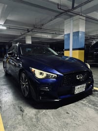 Infiniti Q50 Luxury 2019 فل كامل – محرك V6 سعة 3000cc توين تيربو قير أ...
