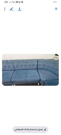 ديوان ٧ امتار • سفنج نازل مقعد واحد • بدون كسر