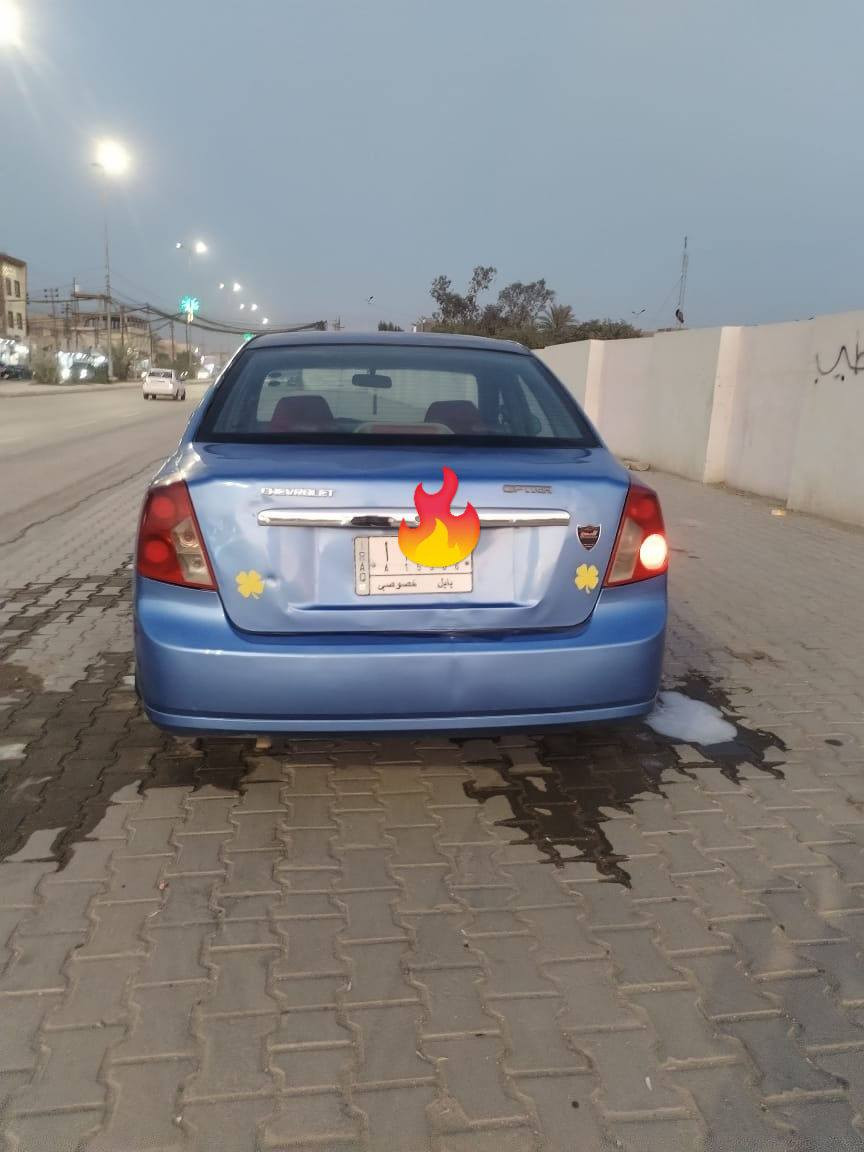 السلام عليكم أوبترا 2006 للبيع
كير ومكينه كارتون حدادية امامي وخلفي جديده 

تخم تاير ومنظومة تبريد جديده باتري جديد السياره مانقصها شي صبغ حزام بدون دواخل قماره وتكم وصندوق بلاد  66وبيها مجال مكانها كربلاء *********** واتساب واتصال
