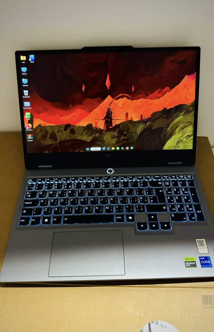 Lenovo LOQ 15IRX9

المعالج:i7-13650HX
كرت الشاشة: NVIDIA GeForce RTX 3050 Laptop GPU بسعة 6GB GDDR6 وبقدرة تصل إلى 95W.  
الرام:24GB DDR5
التخزين: 512GB SSD NVMe PCIe Gen4 (وقابل لإضافة SSD ثاني). 
الشاشة: 15.6 بوصة FHD (1920×1080) IPS، معدل تحديث 144Hz، تغطية ألوان 100% sRGB.  
البطارية: 60Wh
مناسب للألعاب الدراسة البرمجة التصميم والمونتاج

الحالة: نظافة 100%، بدون أي خدش أو زلغ، بحالة الوكالة/الشركة تمامًا.
الملحقات: جميع الملحقات الأصلية متوفرة مع الجهاز.
الاستخدام: استخدام خفيف ومحافظ عليه بشكل ممتاز

اذكر السعر الذي تشوفه مناسب
***********
