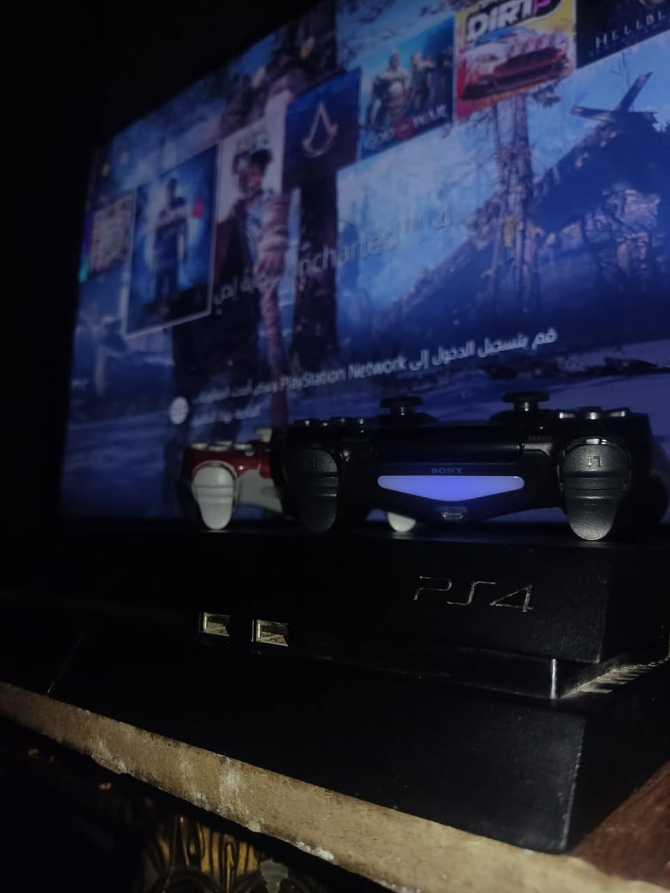 PS4 Fat للبيع وللمراوس مكان كربلاء
البلي نضيف كلش ما مفتوح لوك واصدار 13.50 اخر اصدرا 
اون لاين ذاكرة نص تيرا وياه جوستك اصلي وكاله + جوستك عادي ومحقون 10 العاب وهي 
1.اله الحرب God of War 
2. فيفا26 EA SPORTS FC
3. بيس 2021 eFootball PES
4. GTA V
5.نهايةُ لص Uncharted™4
Call of Duty.6
7.Essence Creed
8. ™DlRT 5
9.™Hellblade Senua. s Sacrifice
10. لعبه سباق سيارات كارتونيه كلش حلوة


**إذا كنت صاحب هذا الإعلان وتريد حذفه لأي سبب، رجاءا أرسل رسالة إلى الدعم الفني**