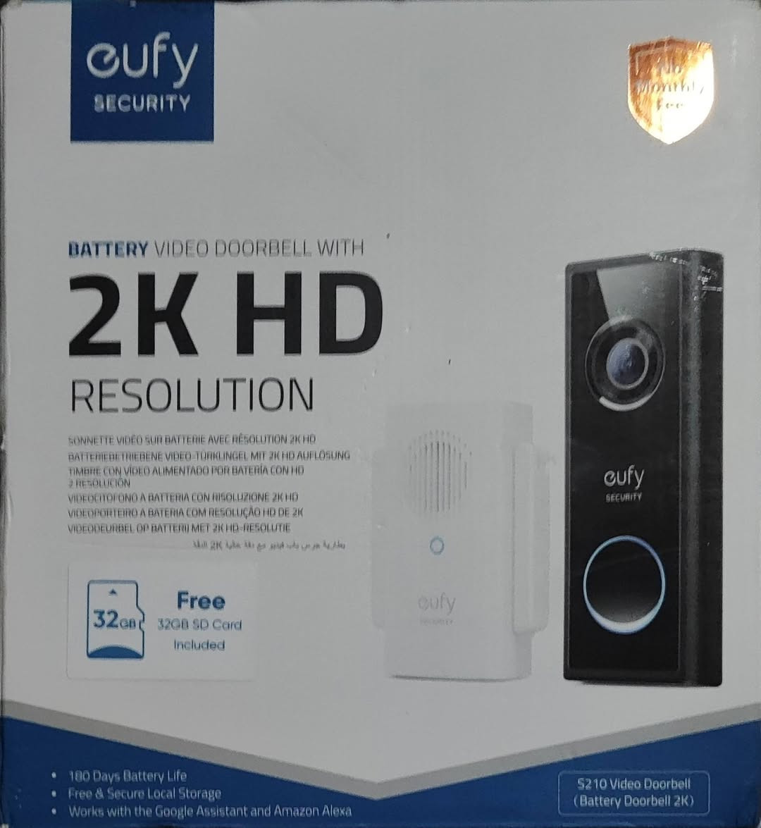 جرس سمارت ماركة انكر 2k مع ذاكرة داخلية ٣٢ كيكا


**إذا كنت صاحب هذا الإعلان وتريد حذفه لأي سبب، رجاءا أرسل رسالة إلى الدعم الفني**