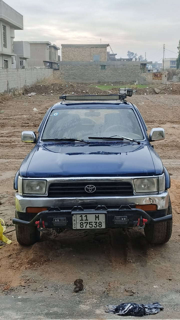 السلام عليكم هايلوكس سورف موديل 93
محرك  سته سلندر لا بخار ولا تنقيص مكفول
 كير اوتو مكفول السياره تو ويل
حداديه جديده
سنويه ل29 ب اسمي 
داخل نضيف 
الخارج يرادله ترتيب شويه 
مكان السياره بغداد
السعر58 
***********
***********
