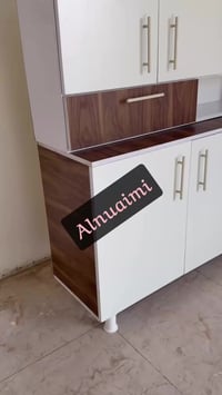 كاونتر MDF • ٢ متر • مرمر مع سنك