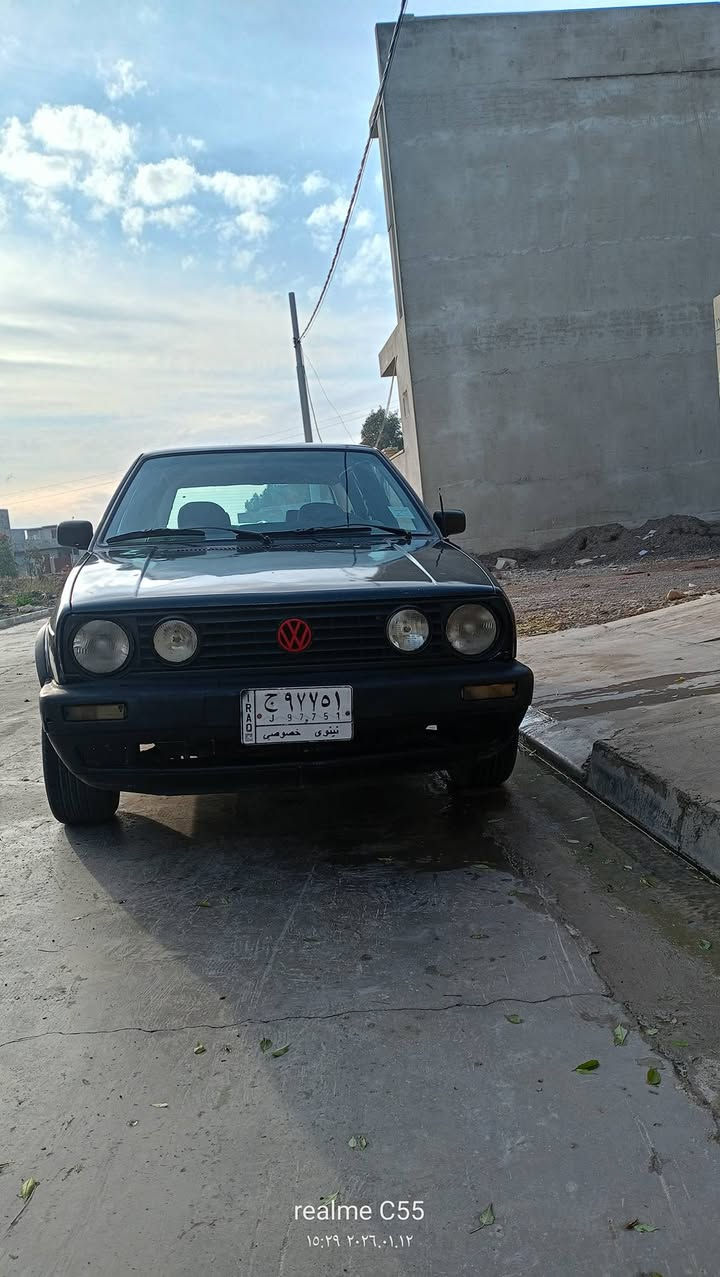 كولف موديل 1991 للبيع رقم الماني سنويا عضم كوبون ماستر طخم جديد طخم تاير جديد كير ومكينه شرط وايرمنية كلها شغالا سعر 28 وبيها مجال ***********
