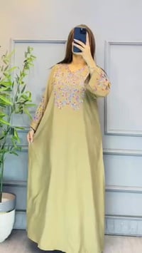 دشداشة • كشمير مطرز • مقاسات 2XL-5XL