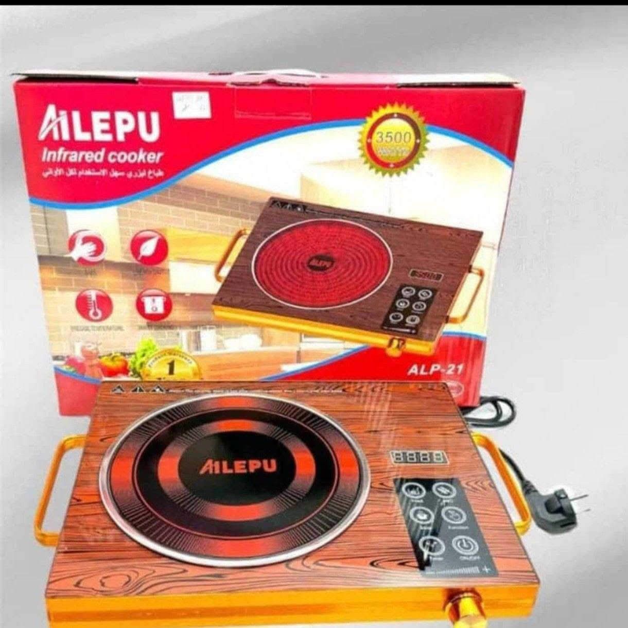 طباخ ليزري كهربائي AILEPU ALP-21 🔥
✅ يشتغل على الكهرباء الوطنية والمولدة
✅ قدرة عالية تصل إلى 3500 واط
✅ تسخين سريع وتحكم بالحرارة
✅ شاشة رقمية مع أزرار لمس
✅ يعمل مع أغلب أنواع القدور والمقالي
✅ سطح سيراميك مقاوم وسهل التنظيف
✅ تصميم أنيق ومحمول مع مقابض جانبية
✅ مناسب للبيت، المكتب، والرحلات
💰 السعر: 30 دينار فقط
🚚 التوصيل: 5,000 دينار


**إذا كنت صاحب هذا الإعلان وتريد حذفه لأي سبب، رجاءا أرسل رسالة إلى الدعم الفني**