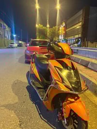 دراجه سكنس للبيع شلعه ومعدل مابيه اي نقص سلف كهربائيات كله شغاله ناعمه...