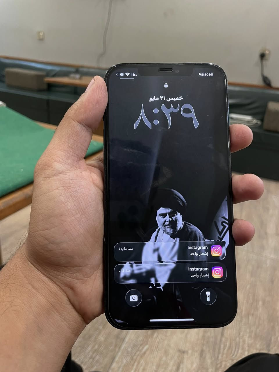 12pro max
للبيع جهاز بس فيس إيدي واكف كله بلادي شاشه بطارية بلادي بطاريه 77

السعر 420 بيه مجال حك جيه 

العنوان الكاضمية 

***********
