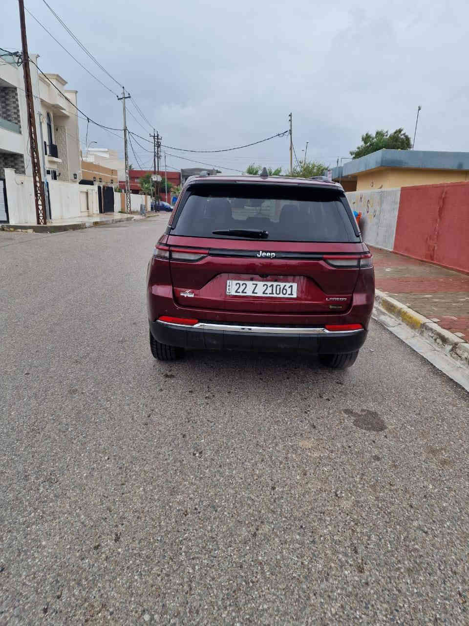 🚗 للبيع - Jeep Grand Cherokee 2023 🚗
📍 الموديل: 2023
📍 ماشي : 29 الف  ميل فقط
📍 المحرك  6 سلندر 
📍 متواجد في كركوك
      سيارة 5 مقاعد  
     ضرر:  قطعتين فقط
سيارة مرقم اربيل
💰 السعر المطلوب: 277) وبي مجال
📞 للتواصل: ***********)

        مۆدێل: 2023
📍 ماوەی ڕۆیشتن: تەنها 29 هزار ميل
📍 مەکینە: 6 سلێندەر
      ئۆتۆمبیلی 5 کورسی
📍 شوێن: کەرکوک
🛠️ زیان: تەنها دوو پارچە بۆیاخ
     3 پارچە، سارد
💰 نرخە داواکراوە: 277)  
📞 پەیوەندی ***********: ) كركوك, العراق
