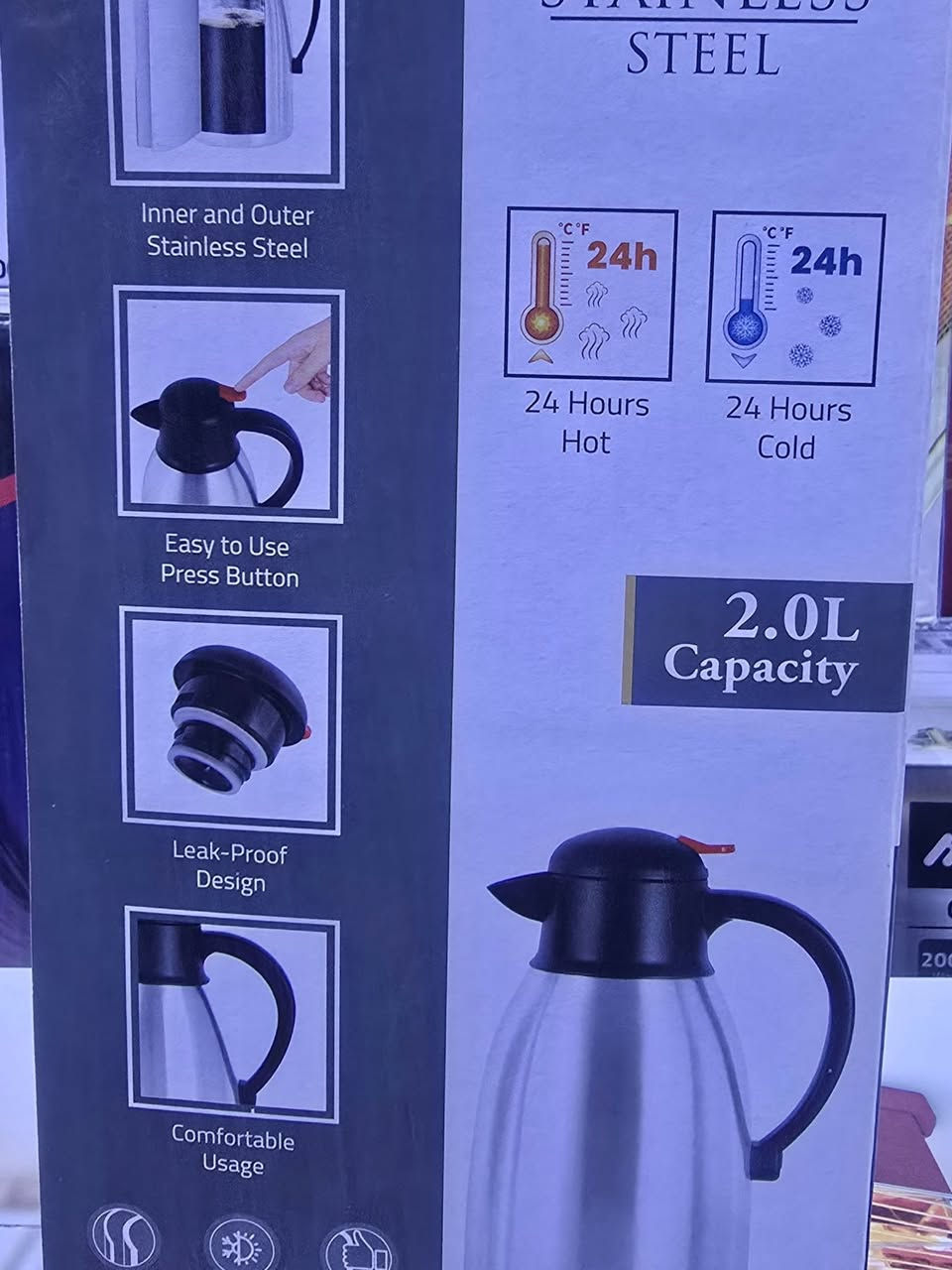 ✨️✨️توفر لدينا ✨️✨️ 
♦️ترمز ستيل من ماركة زيو👍#zio
♦️درجة حفظ عاليه للحراره🔥 والبرودة❄️
♦️قياس 2 لتر
🎗تجدونه في #مودرن #هاوس #للاجهزة #الكهربائية باسعار مناسبه 
🏷والبيع بالنقد 💶وبالتقسيط المريح 📑

🖥للحجز والاستفسار الاتصال على الرقم او مراسلة الصفحة 
*********** واتساب 

📍الديوانية/الجلبية _مجاور جامع الإمام محمد الباقر عليه السلام 
#newal #اجهزةكهربائية #الديوانية #العراق #فولو
