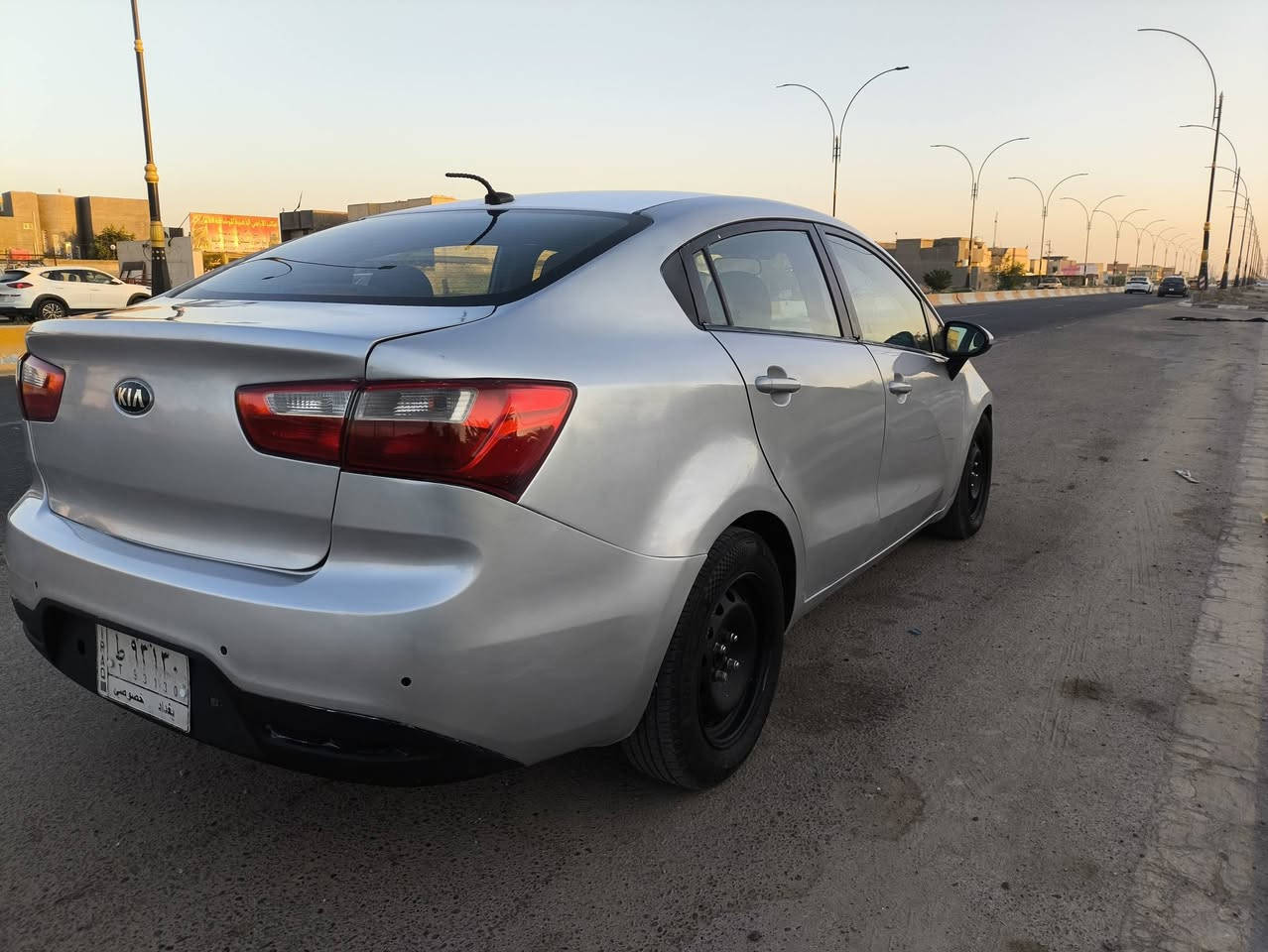 للبيع كيا ريو موديل14 وارد امريكي حادثها جاملغ خلفي فقط ومرشوشة حزام اثر جراد بدون دواخل ماشية 85الف كير مكينة تبريد جاهزات رقم بغداد تحويل مباشر السعر 67 مكاني كربلاء ***********
