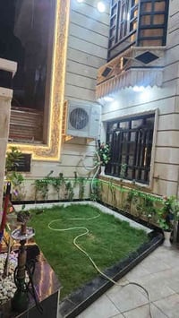 دا ر للبيع مساحة150م واجهة7.50م نزال20م مدخلين استقبال ومطبخ مغزول  و4...