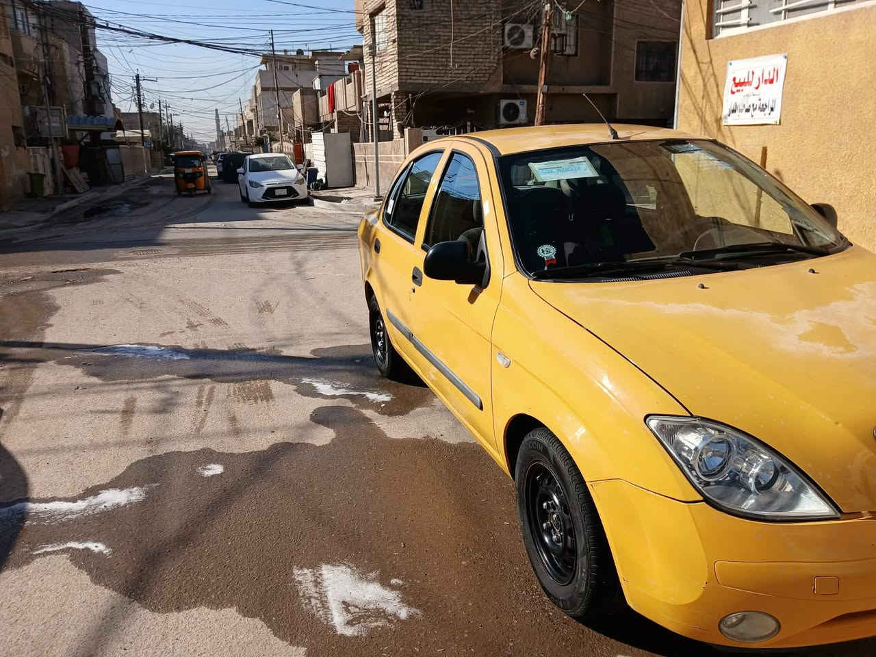 السلام عليكم طيبه موديل 16 مكينة وكير مكفولات تبريد ثلج جاهزه من كلشي تخم تاير جديد بيها جراد قليل مصفره هيئه السعر 44 وبيها مجال العنوان الامين ‭0770 250 1071‬
