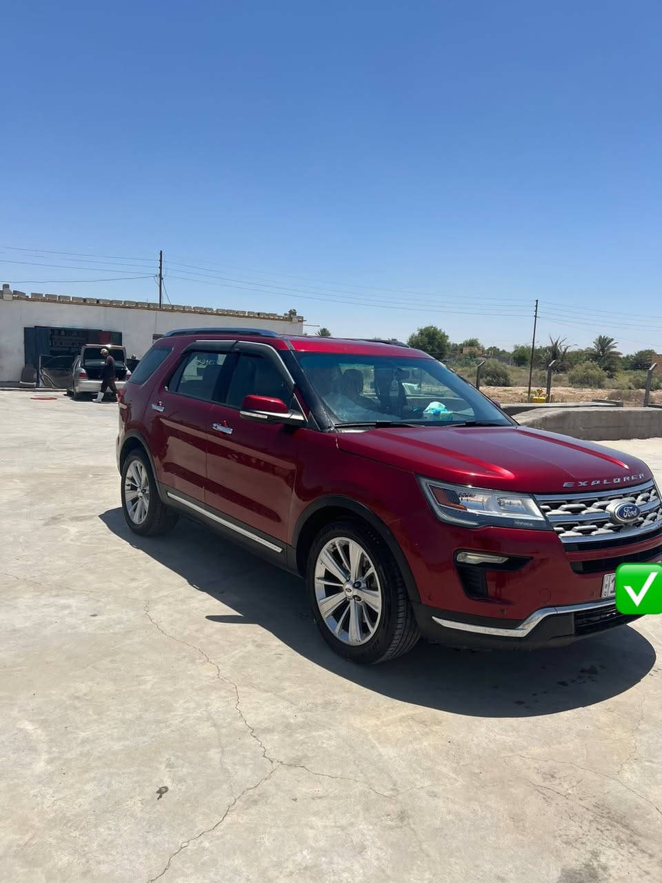 فورد اكسبلور2019 محرك V6 ستة سلندر 3500 تنفس طبيعي وارد امريكي
بصمه
كشنات كهربائية 
كشنات تدفئه + كشنات الوسط قلاب
تبريد مركزي  
تحديد سرعه 
كامره خلفيه وامامي + رادار
لايتات لد
كير محرك بشرط 
ادامة كامله حدادية امامي خلفي + ادمة منظومة الوقود كامله
دخول ذكي + الصندوق كهربائي
الضرر بنيد وجاملغ تبديل
تعديل بارد خفيف باب السائق والراكب جهة السائق بدون صبغ
السعر : 165 وبيها مجال بسيط
المكان بغداد المنصور
لتواصل ***********
