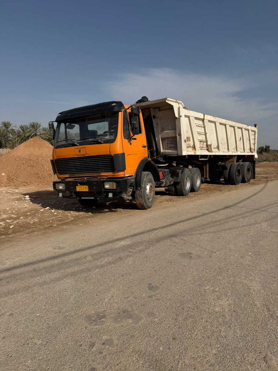 للبيع
 تنباع بالكامل 

موديل 80 مكينة 44 دبل تيربو 

كير فافون 180 

مجموعه جي اف شاصي غير مكفول 

رقم اجنبي 3 لوحات مربوطة 

قلاب بالسنوية 4 محاور 42 طن 

سيارة جاهزة للشغل عربانة ناصر 2007  تخم تاير مكفوله العربانة فقط بصندوك شوي ترتيبات مكان كربلاء للاستفسار 

***********

***********
