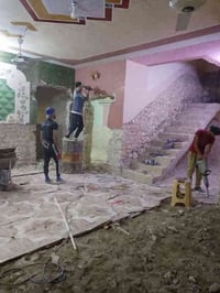 /  يوجد كادر عمل جاهز /  تصعيد مواد /  تنضيف بيوت /  تفليش /  تكشيط / ...