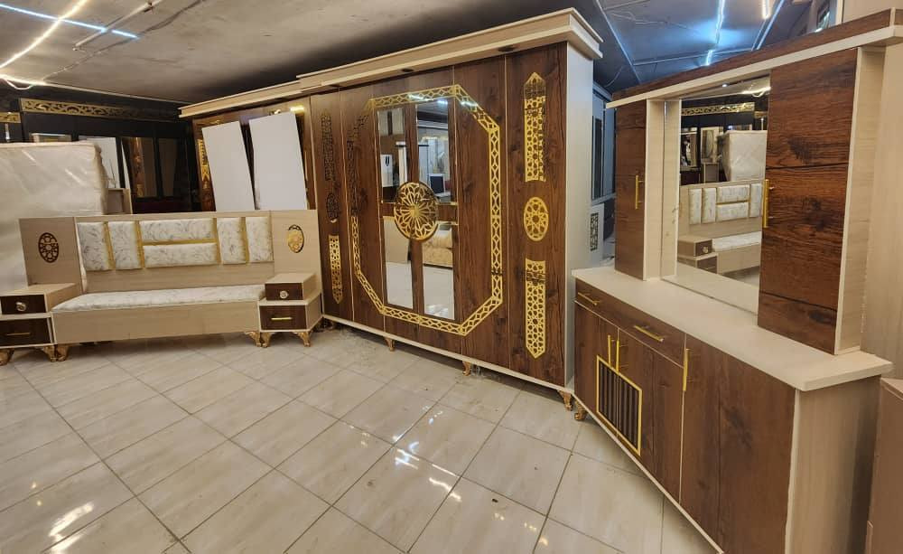 😎#تكسير الاسعاار بلش 😍
👑بس⛔️ ب5مليون😍 مع فرشة هددددية😍😎
🔥👈 احدث واجمل تصاميم غرف النوم خشب لمايكا 👍🏼
📲للاستعلااام
الغرفة مؤلفة من.. توصل0937653734
1️⃣#خزانة 6 ابواب فتح220 _220 مع أضائة😍
2️⃣ #تخت مجوز صندوق،150×190
 3️⃣#بيرو مراي 4دروج+بابين
4️⃣ #كمديناات عدد 2 مع تاج

 5️⃣شازلونة لتخت بأحدث تصميم
6️⃣الغرفة نوم خشب  #ميلامين سماكة 14 بالكامل
🚛يوجد توصيل وتركيب
🌹🌹🌹🌹


**إذا كنت صاحب هذا الإعلان وتريد حذفه لأي سبب، رجاءا أرسل رسالة إلى الدعم الفني**