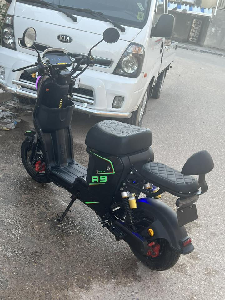 ***********
دراجه شحن R9موديل 2026 بطاريات 32   
السعر  400 قراضه كامله🖤 البصرة مشراك القديم 🖤
