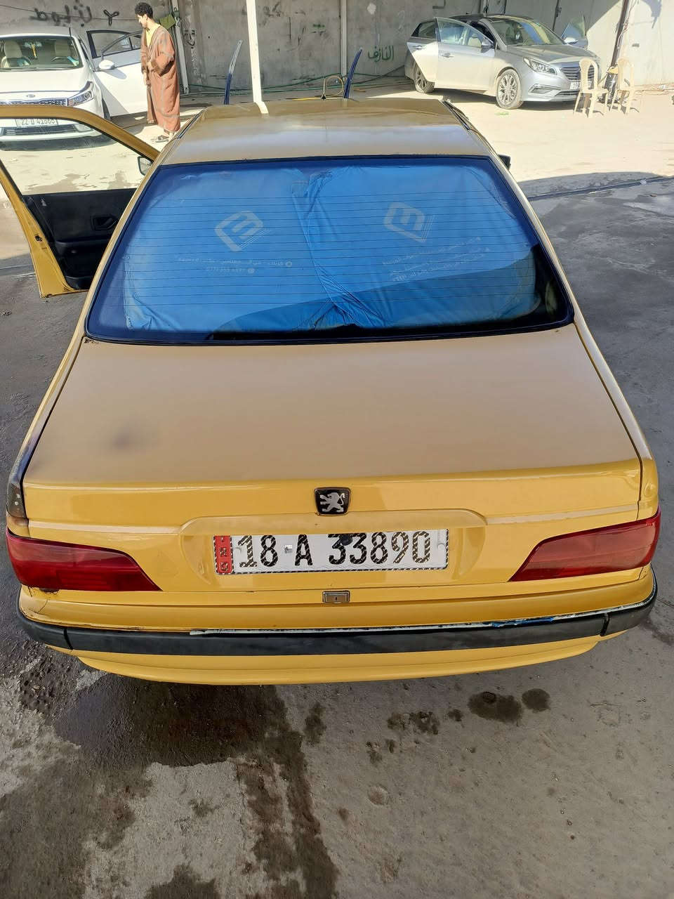 السلام عليكم للبيع بيجو بارص تكسي رقم دولي بابل مكينه كير حداديه تخم تاير جدد راعيها بكربلاء سعرها 47 وبيها مجال ***********
